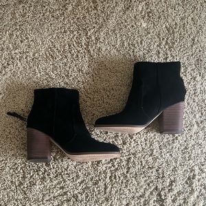 Splendid Black Suede Booties